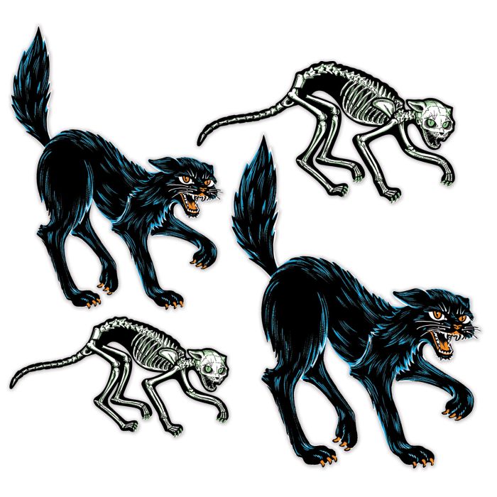 Afbeelding van Halloween Cut Outs4st.