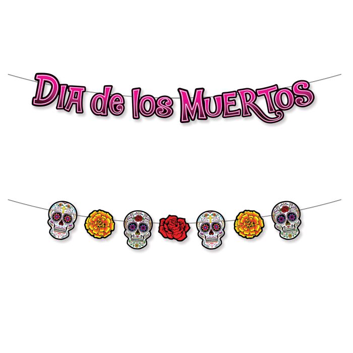 Afbeelding van Dia de los muertos streamerset