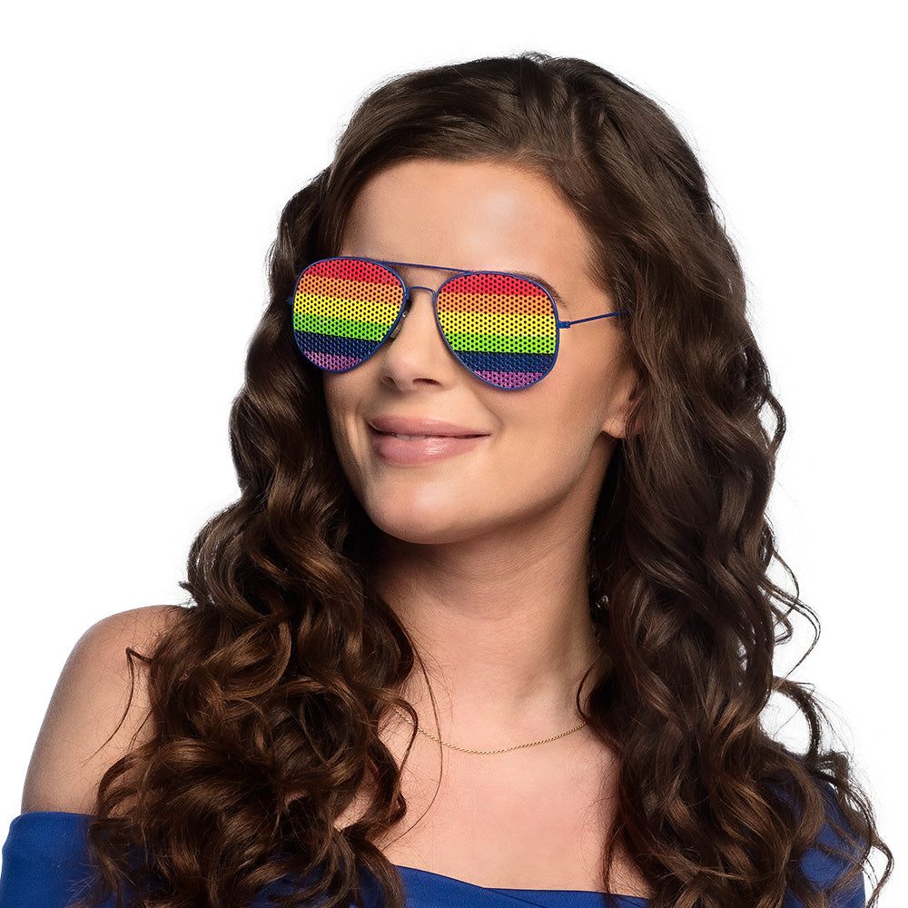 Afbeelding van Partybril Rainbow Rock