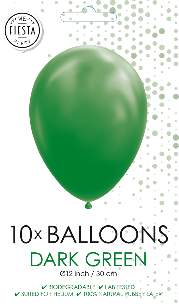 Afbeelding van Ballonnen d.groen 10 stuks