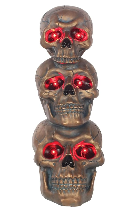 Afbeelding van Stack of skulls light & sound 70cm.