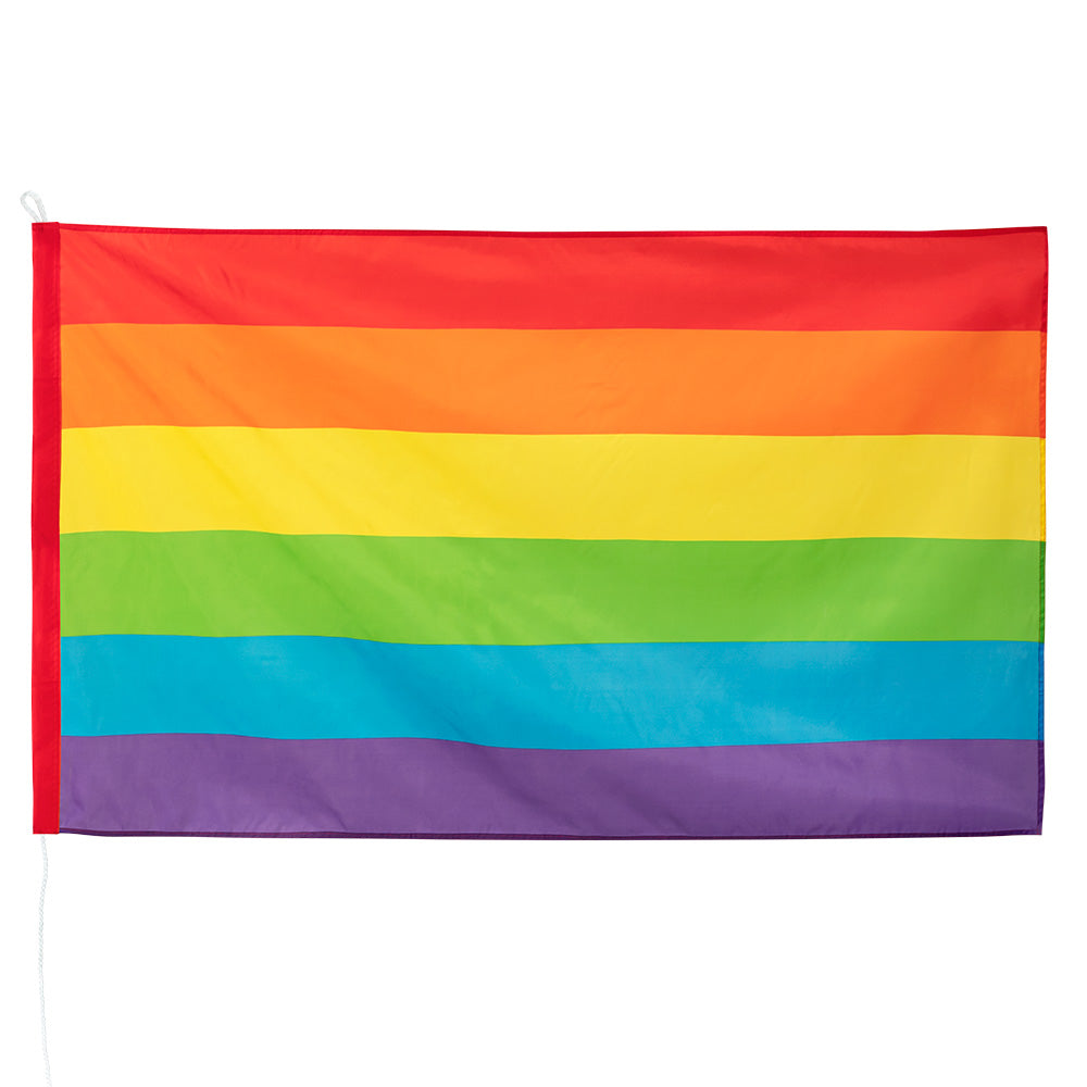Afbeelding van Polyester vlag Regenboog (90 x 150 cm)