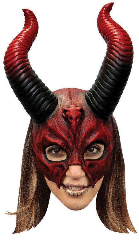 Afbeelding van Masker Devil Horned Skull