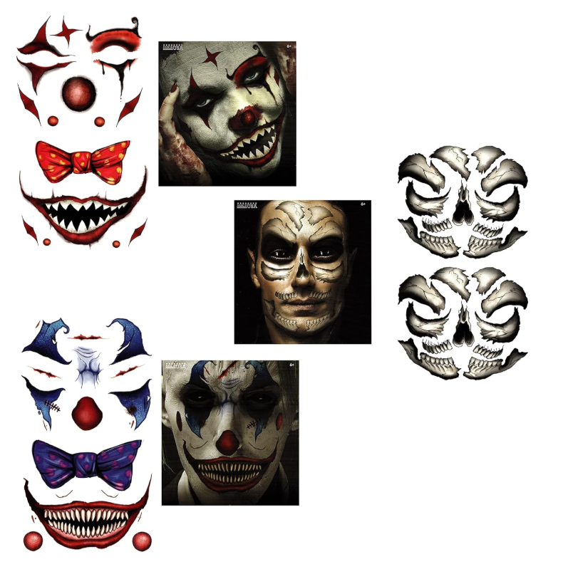 Afbeelding van Temp. Tattoo Halloween Male