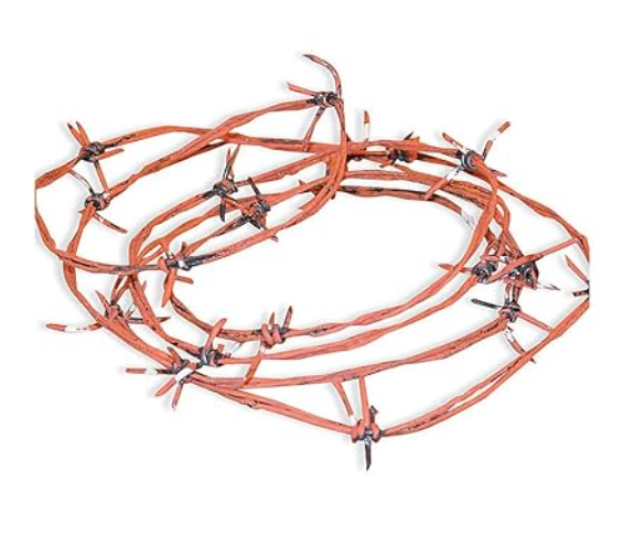 Afbeelding van Barbed wire garland