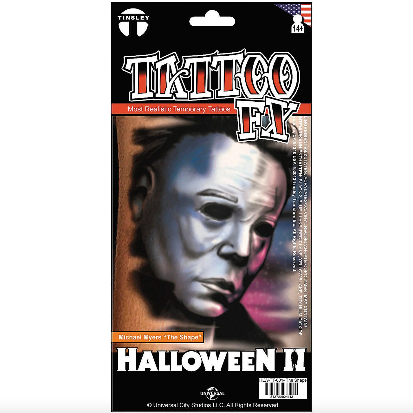 Afbeelding van Michael Myers Tattoo FX