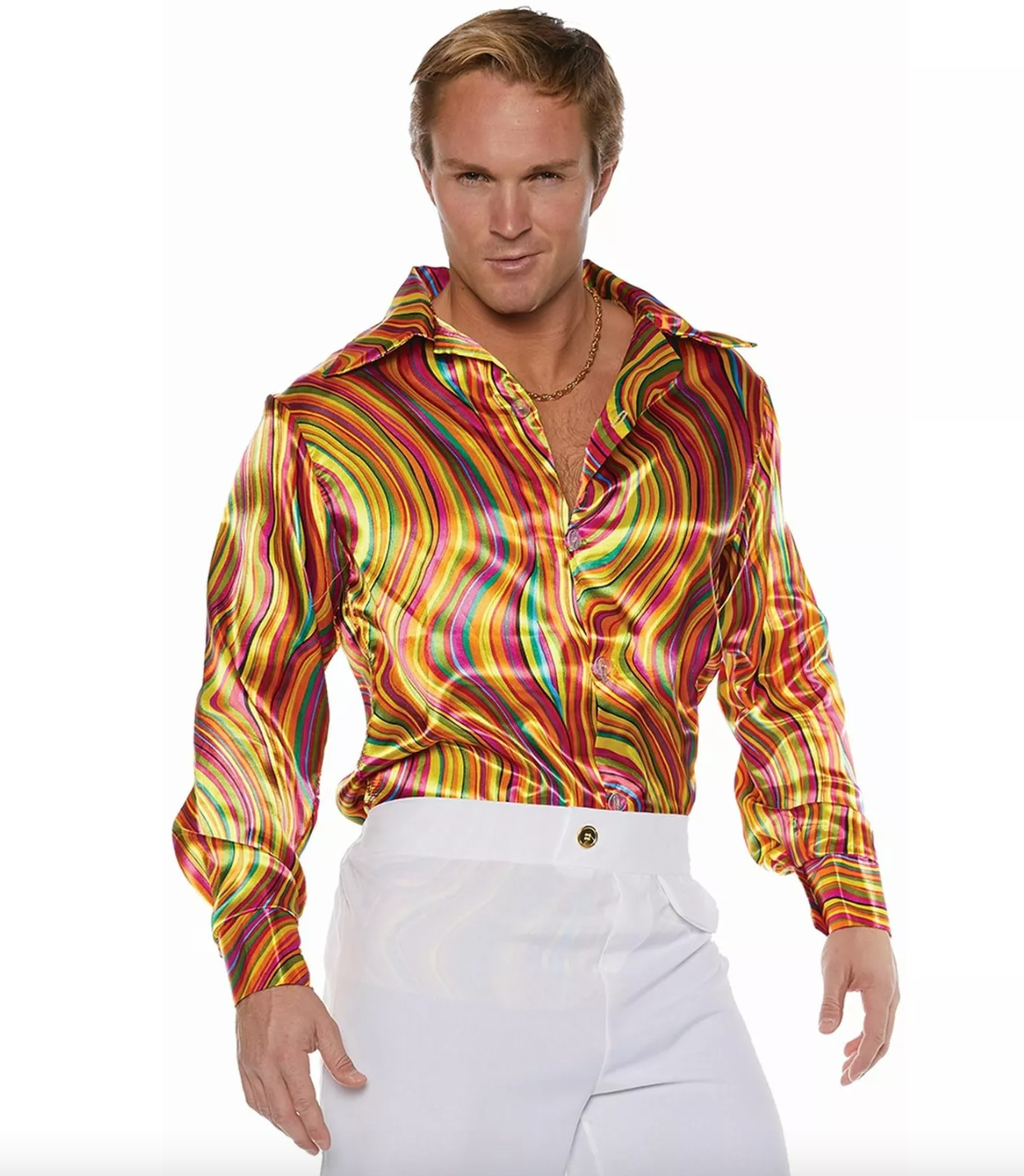 Afbeelding van Disco Shirt swirl multicolor std