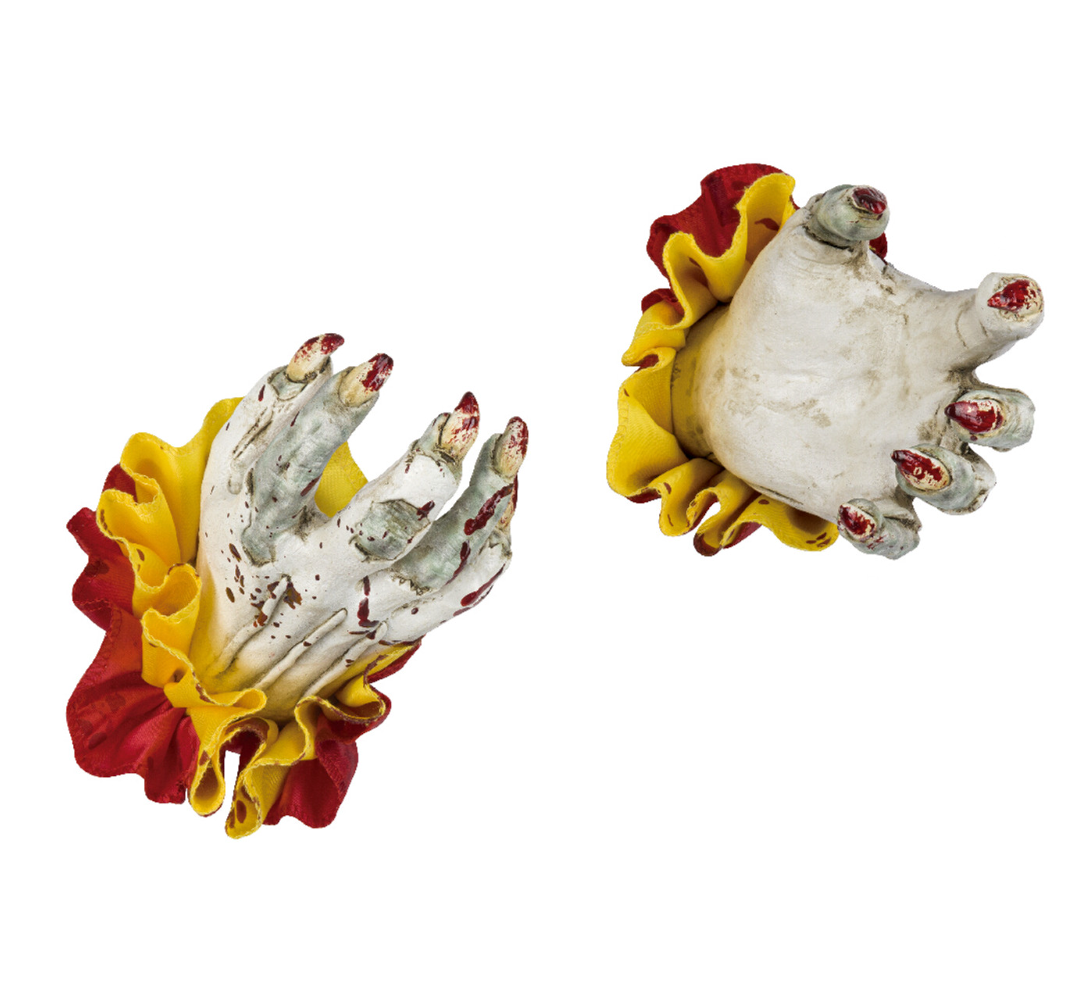 Afbeelding van Deco Wall mount scary clown hands