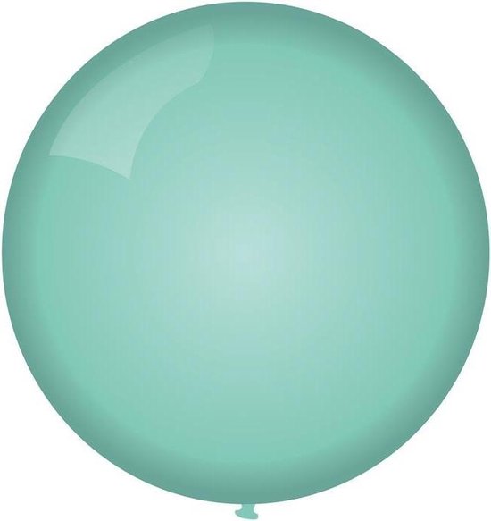 Afbeelding van Ballon 90cm mint met helium