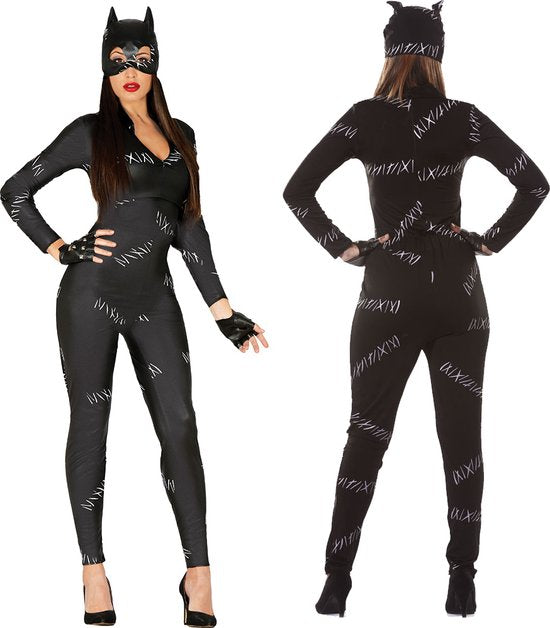 Afbeelding van Black Kitty Cat Woman L