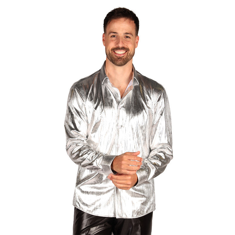 Afbeelding van Blouse Shining Star zilver XL