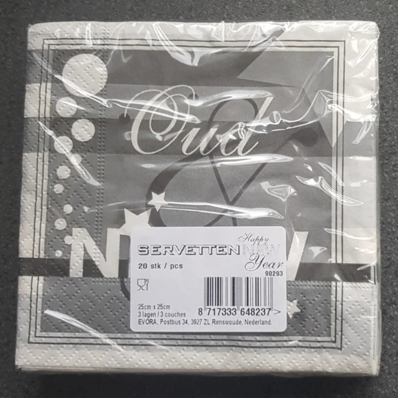 Afbeelding van Cocktail Servetten Happy New Year