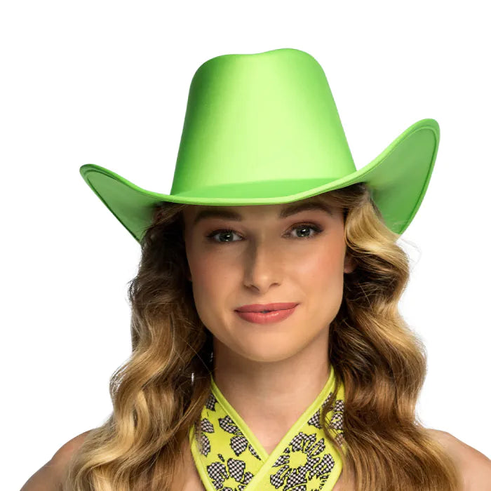 Afbeelding van Cowboyhoed Neon Groen