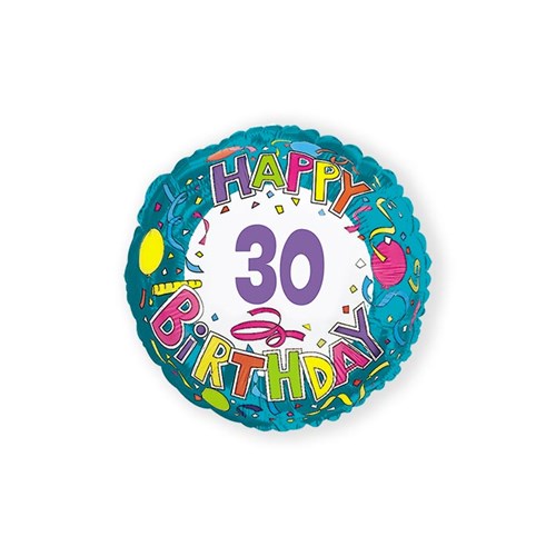 Afbeelding van Folie 30 Happy Birthday