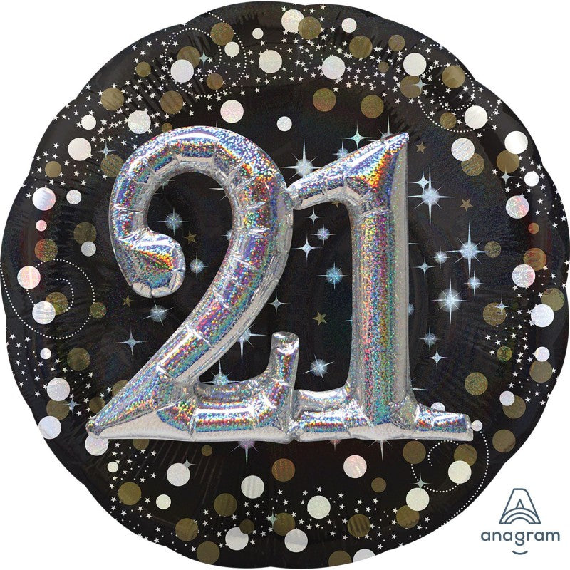 Afbeelding van Folie 3D 21 met helium