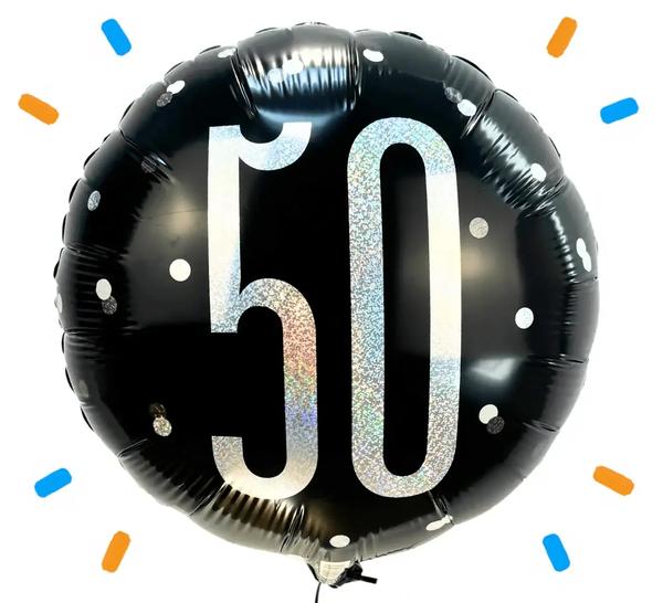 Afbeelding van Folie 50 zwartzilver met helium