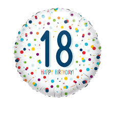 Afbeelding van Folie HB 18 Confetti met helium