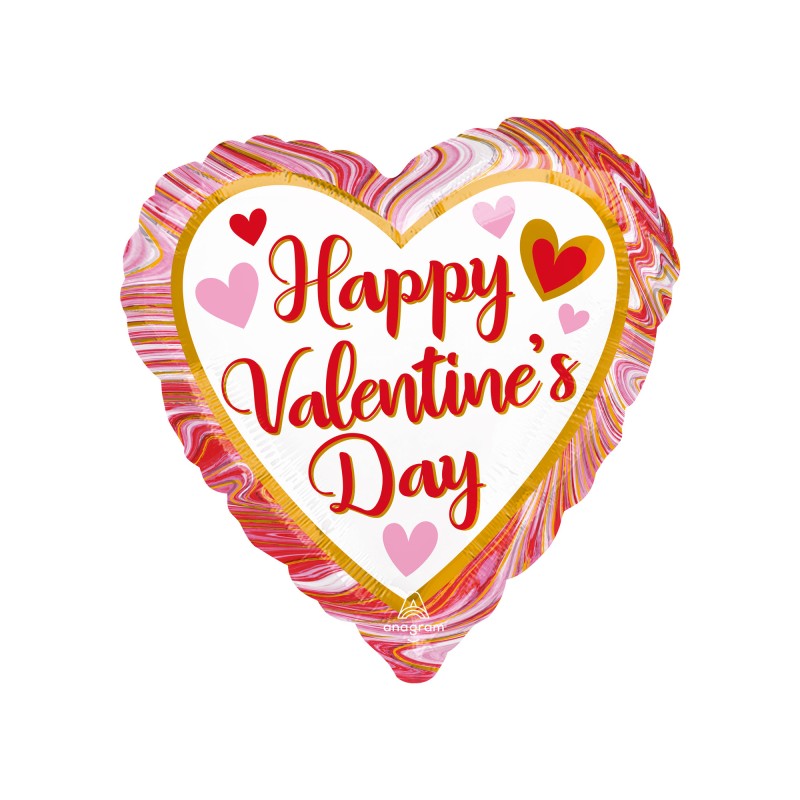 Afbeelding van Folie Happy Valentines day met helium