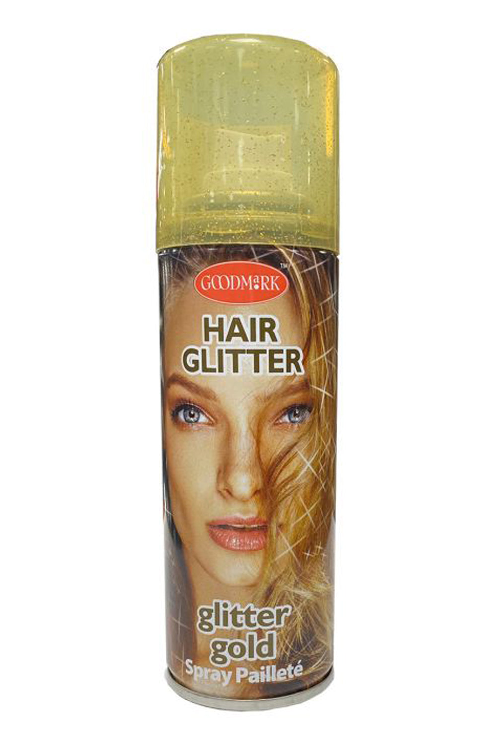 Afbeelding van Haarspray "glitter goud"