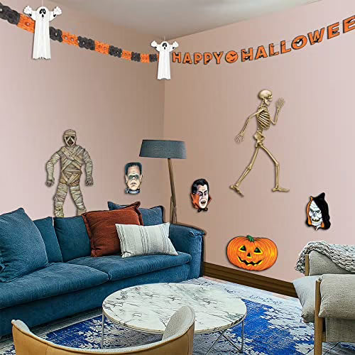 Afbeelding van Halloween decoratie pakket 24 dlg.