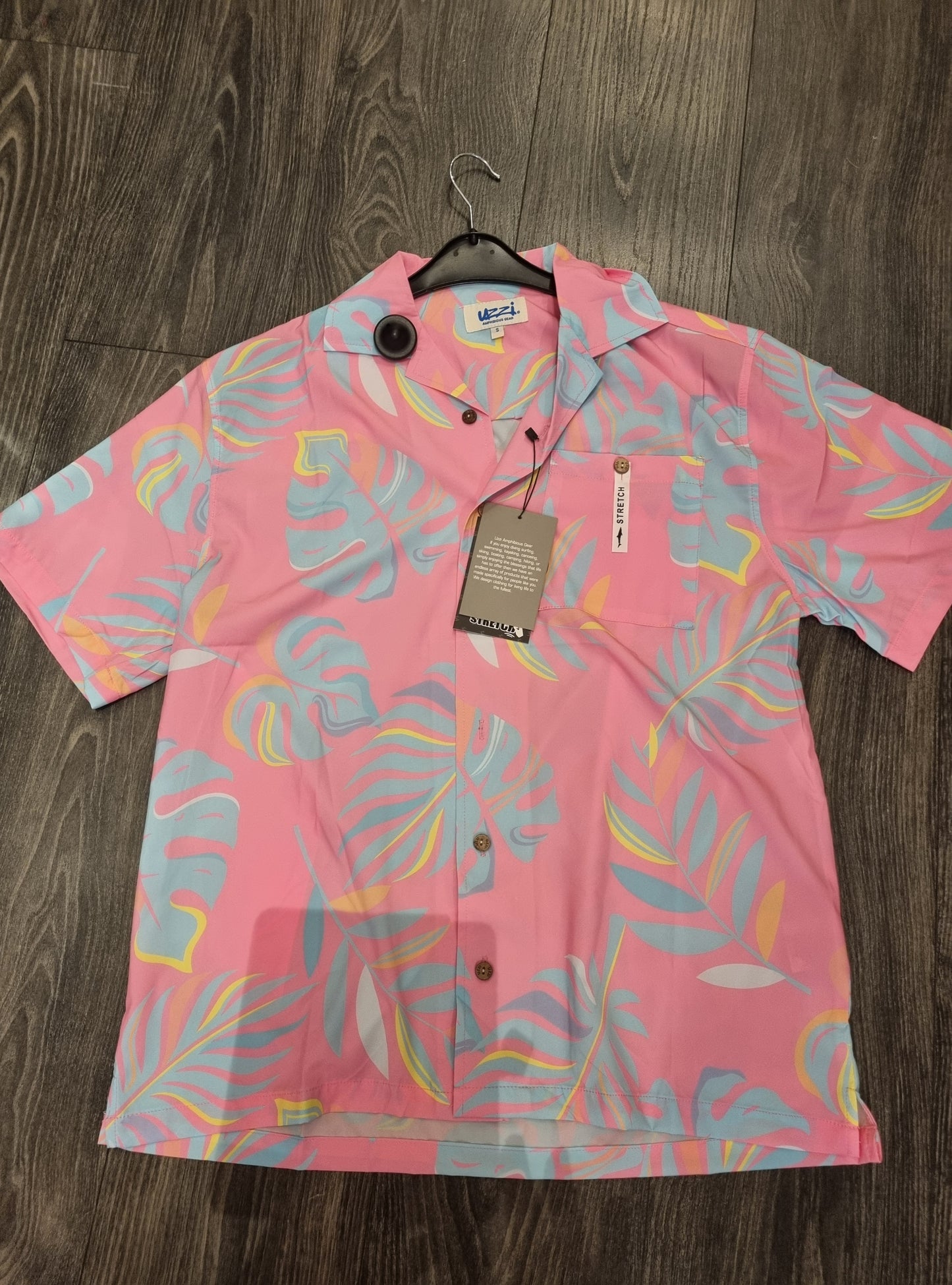 Afbeelding van Hawaii Shirt strech Pastel S