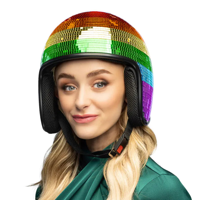 Afbeelding van Helm Discobal Regenboog