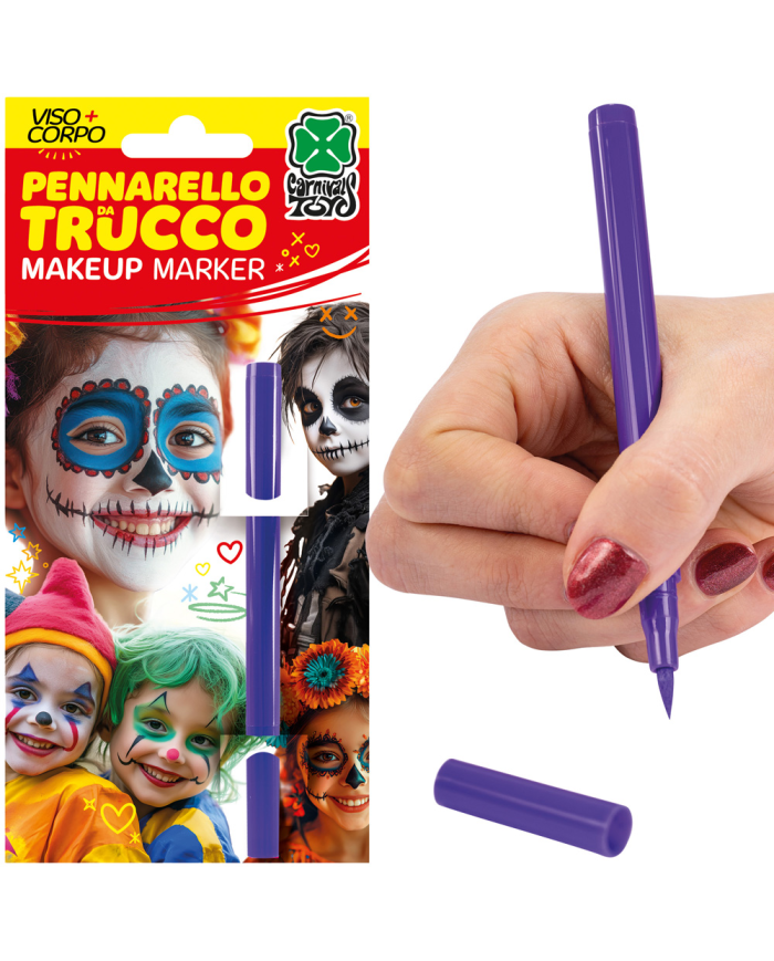 Afbeelding van Makeup stift paars voor gezicht & lichaam