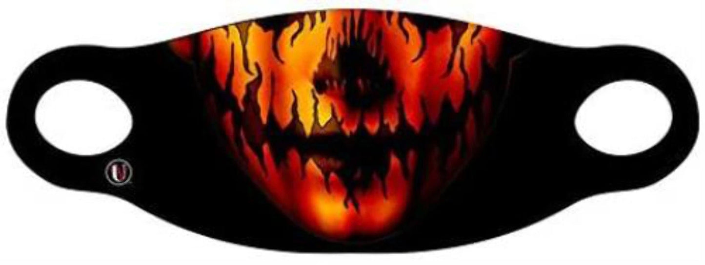 Afbeelding van Mondkapje Scary pumpkin