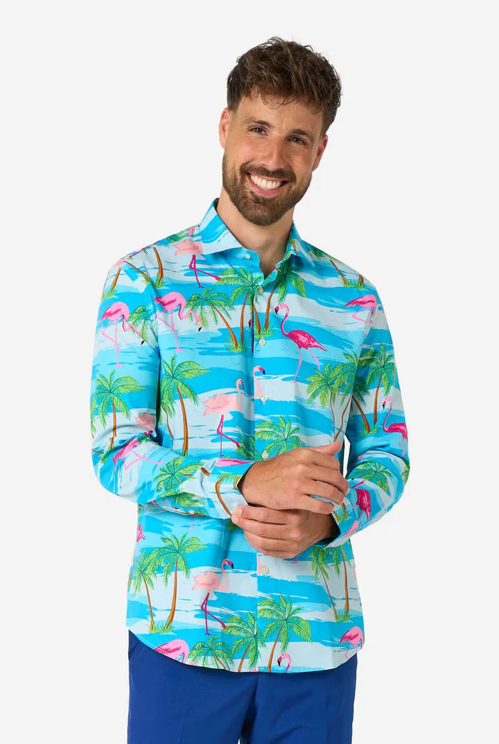 Afbeelding van Overhemd Flamingo Opposuits M