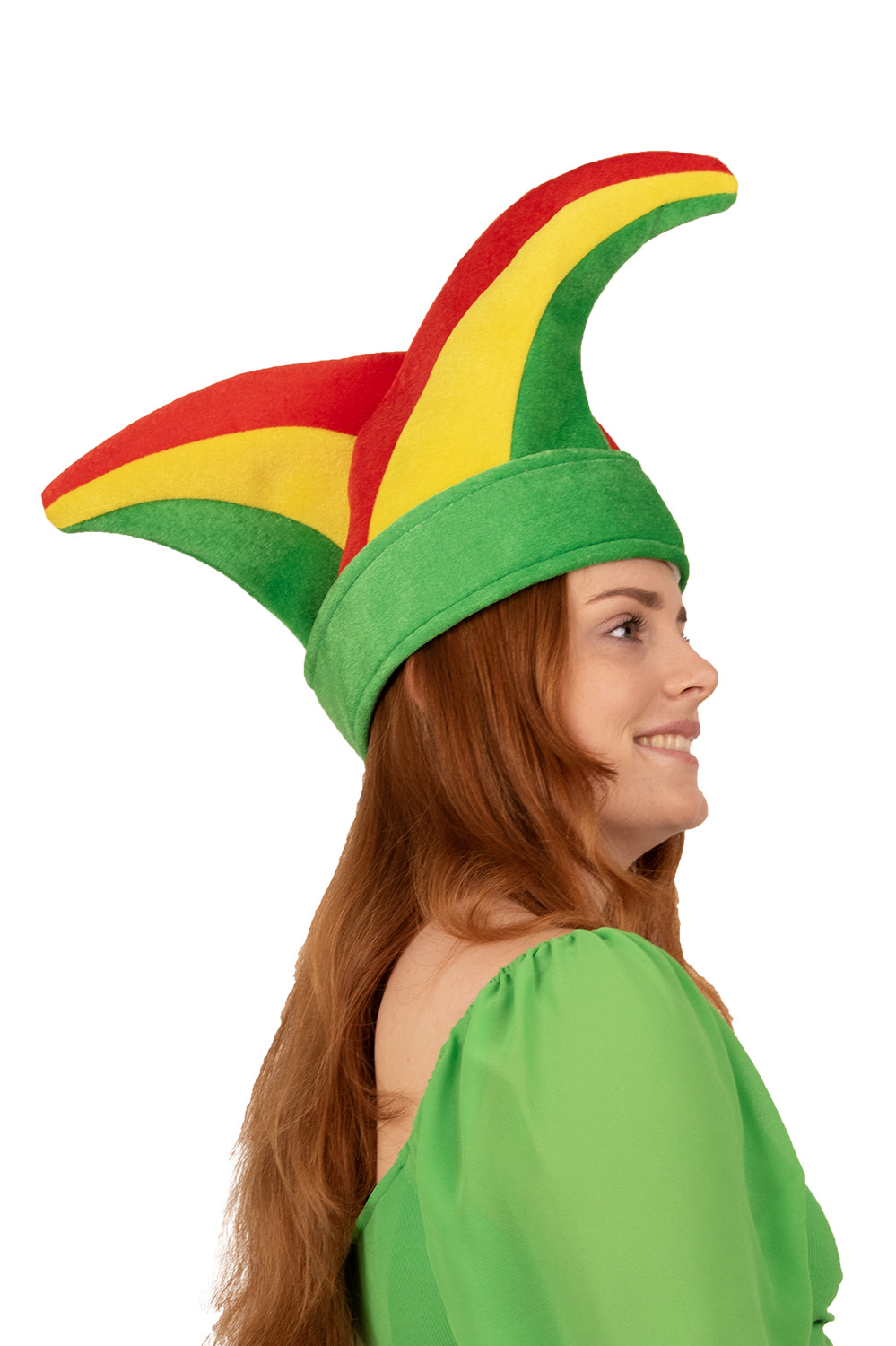 Afbeelding van Prinsenmuts rood - geel - groen
