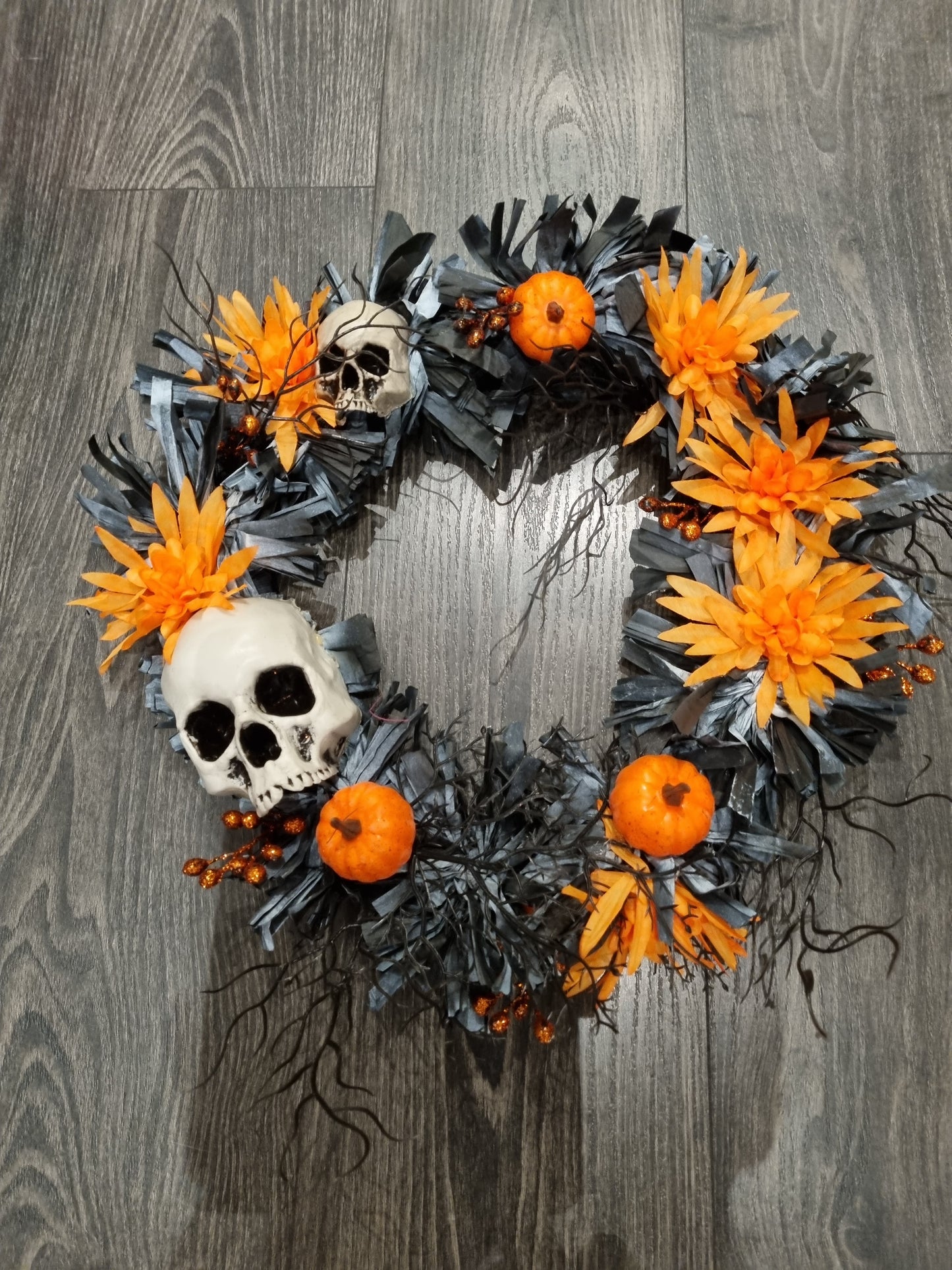 Afbeelding van Skull Krans Skull wreath