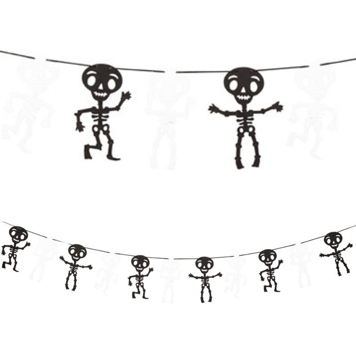 Afbeelding van Slinger Vilt Skeletten 150cm