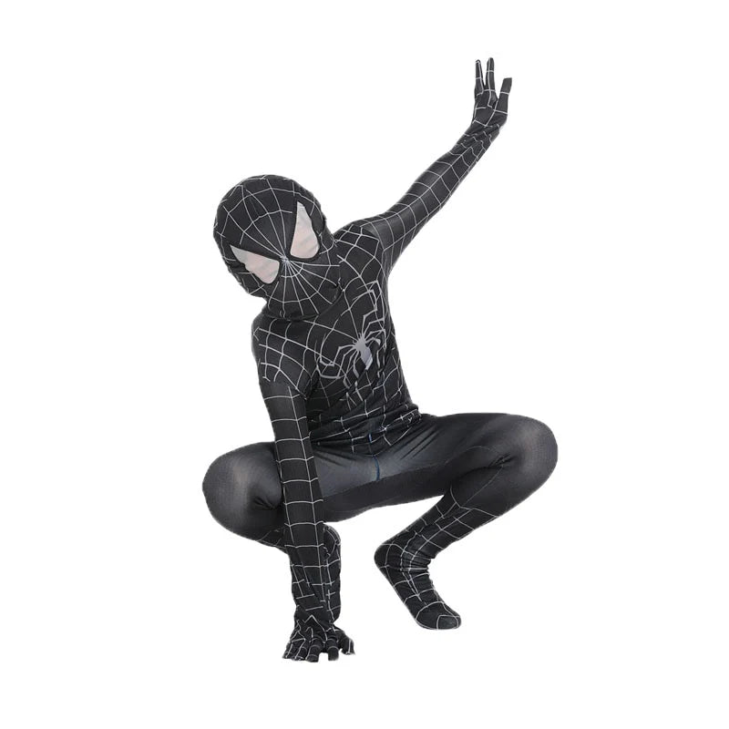 Afbeelding van Spiderman zwart 10-12
