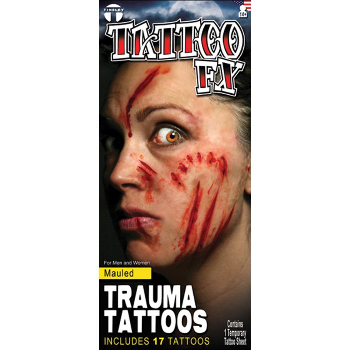 Afbeelding van Tattoo fx trauma mauled