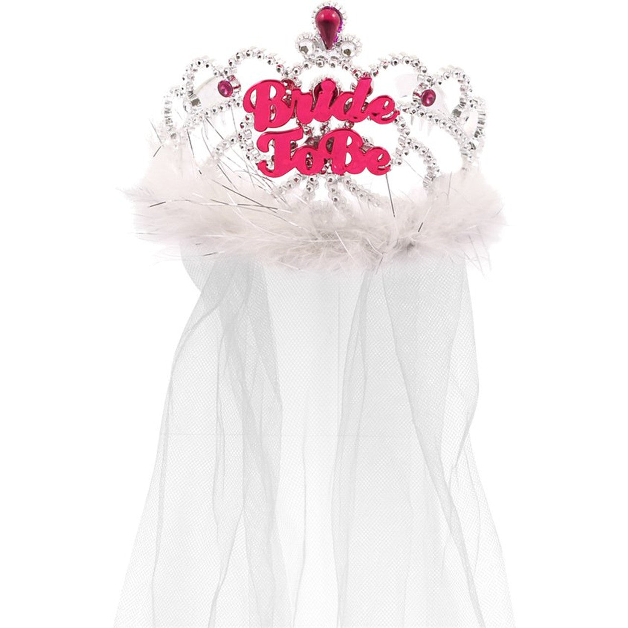 Afbeelding van Tiara bride to be met sluier