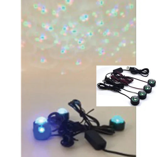 Afbeelding van Partylight Mini discoball stringlights