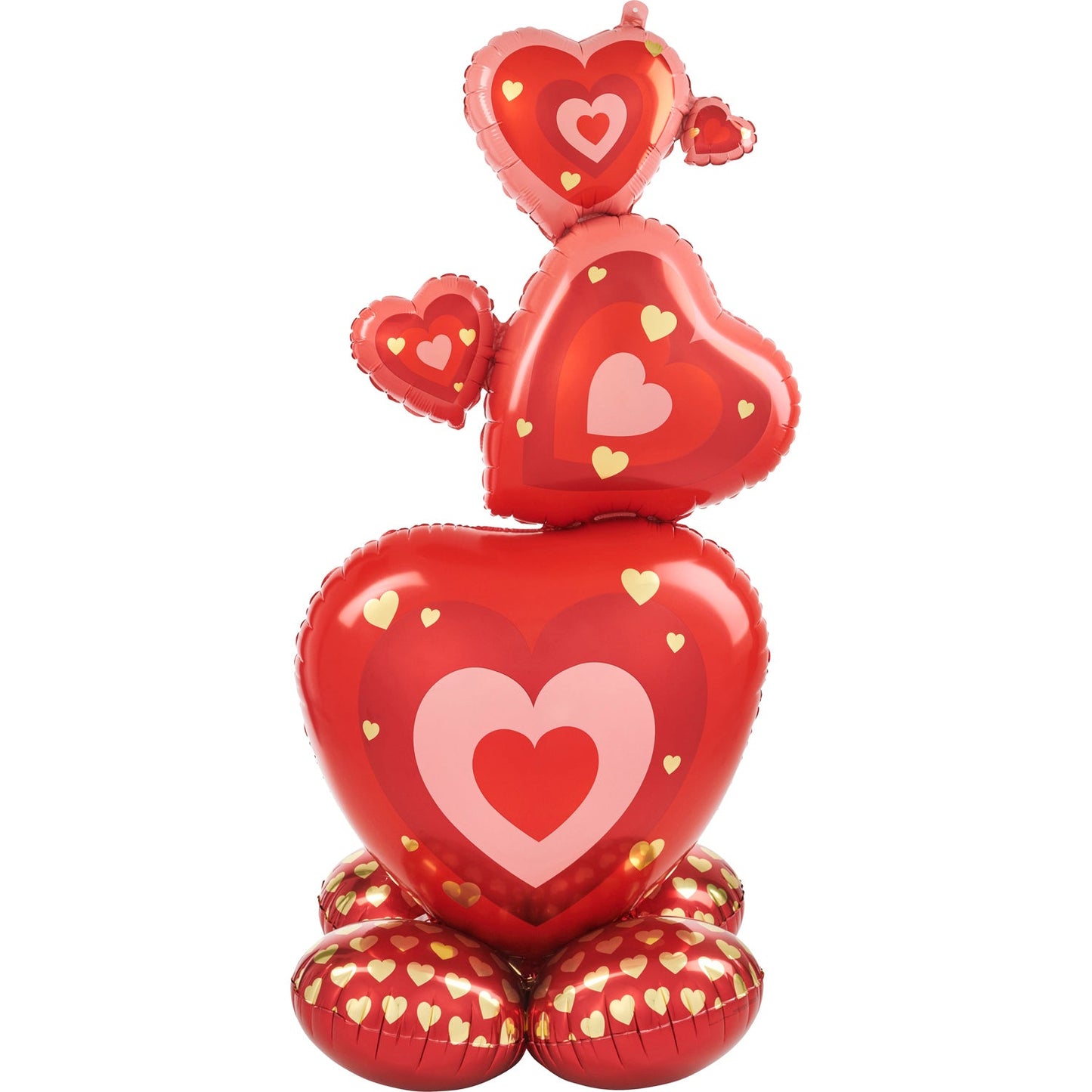 Afbeelding van Airloonz Stacking Hearts met helium