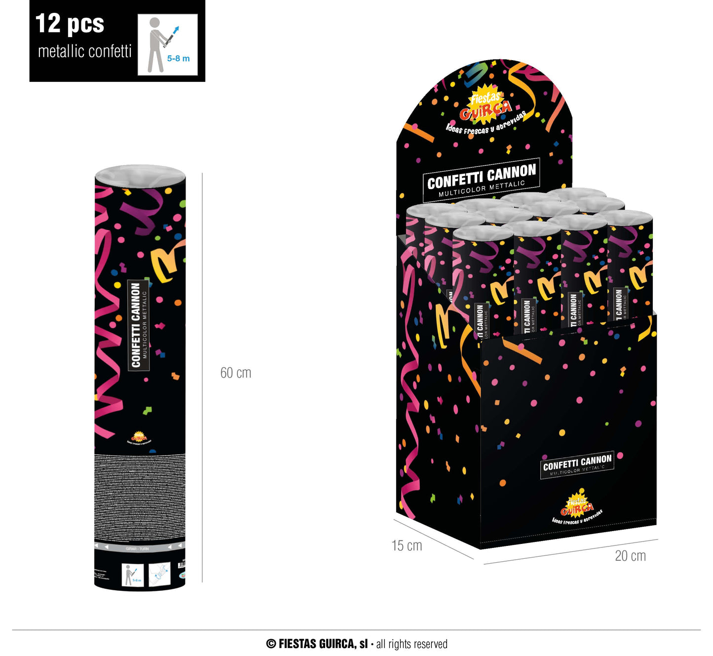 Afbeelding van Serpentine shooter 60cm "multi"