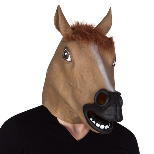 Afbeelding van Latex hoofdmasker Paard