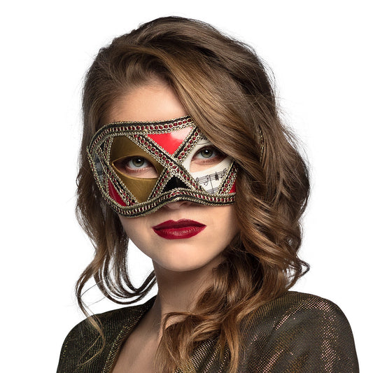 Afbeelding van Oogmasker Venice scacchi