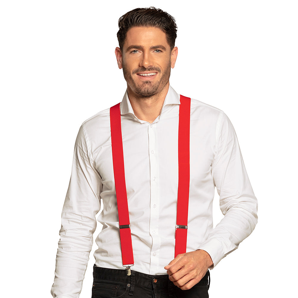 Afbeelding van Bretels Basic rood