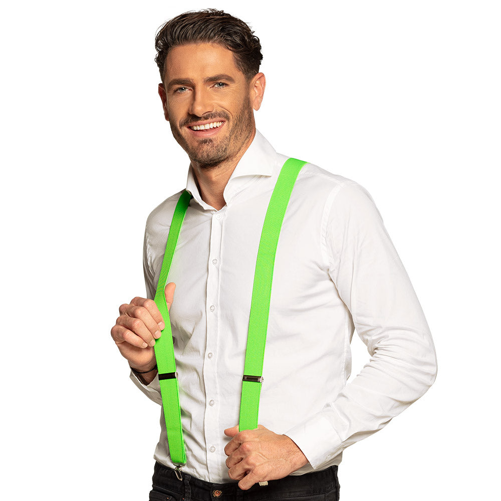 Afbeelding van Bretels Basic neongroen