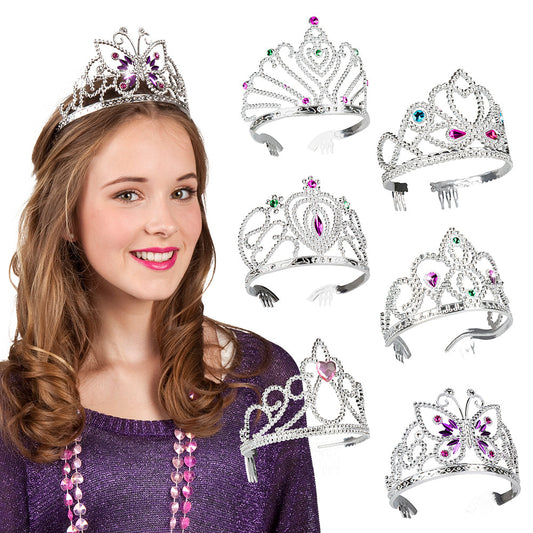 Afbeelding van Tiara Diana zilver 6