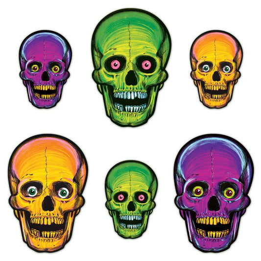 Afbeelding van GID Skull cut outs 6 st.