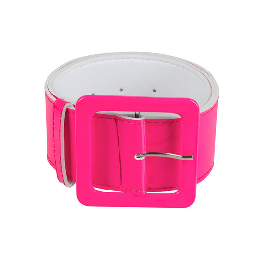 Afbeelding van Riem Retro neonroze (115 x 5,5 cm)