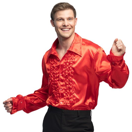 Afbeelding van Party shirt rood (XL)