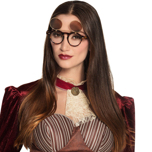 Afbeelding van Partybril Steampunk vintage