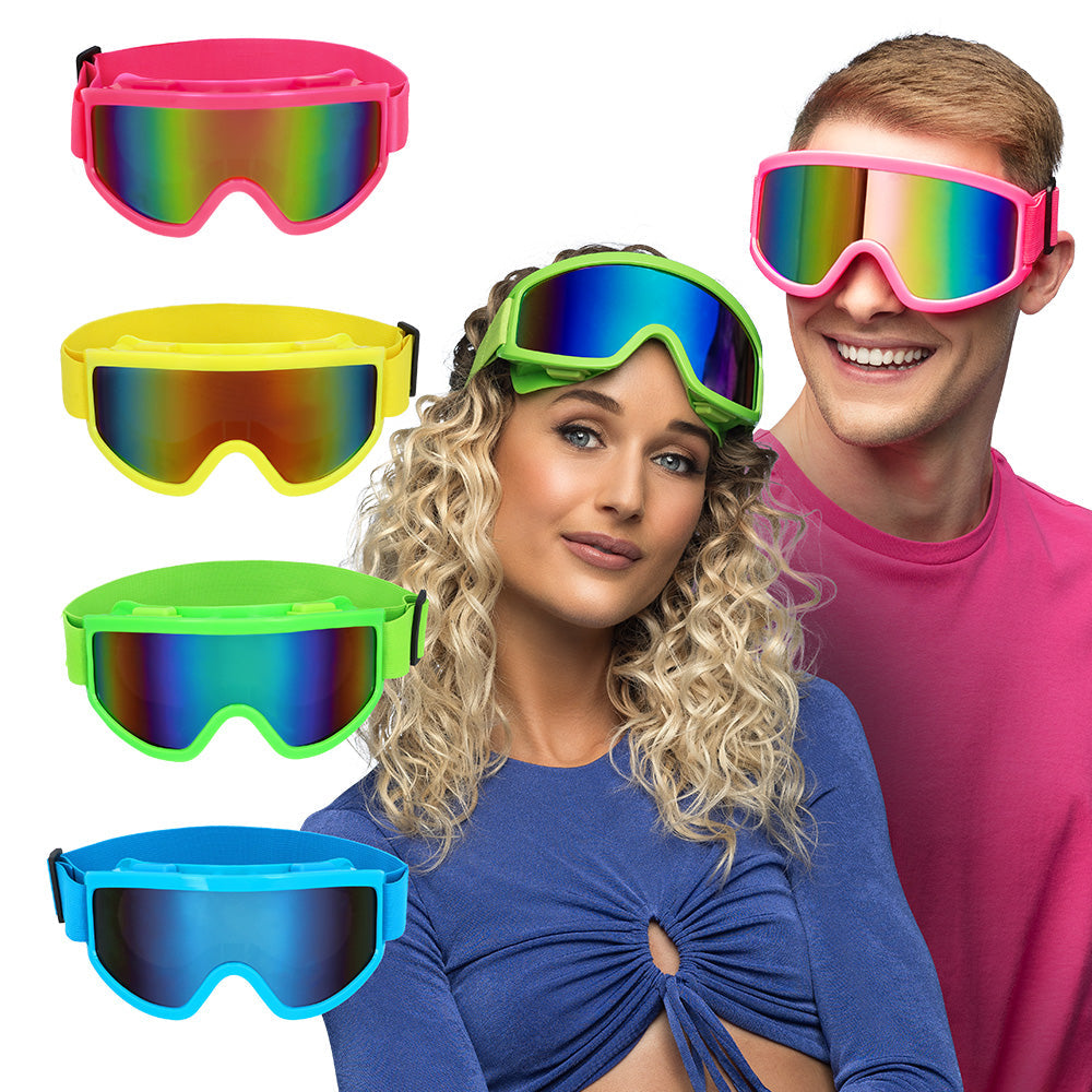 Afbeelding van Party skibril 4 neon kleuren