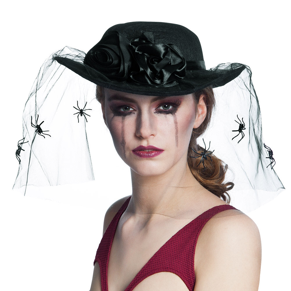 Afbeelding van Hoed Spider widow met sluier