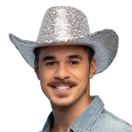 Afbeelding van Hoed Rodeo Party zilver